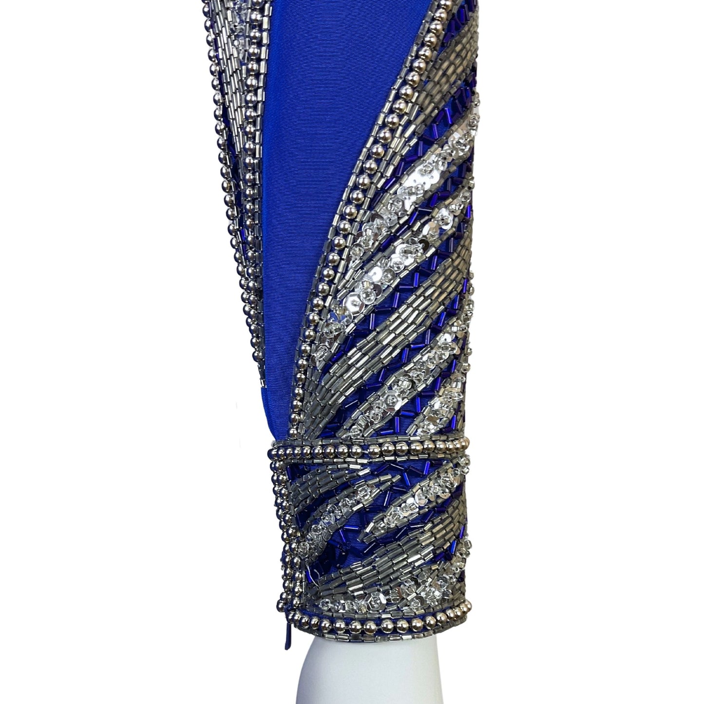 BOB MACKIE Beaded Evening Gown